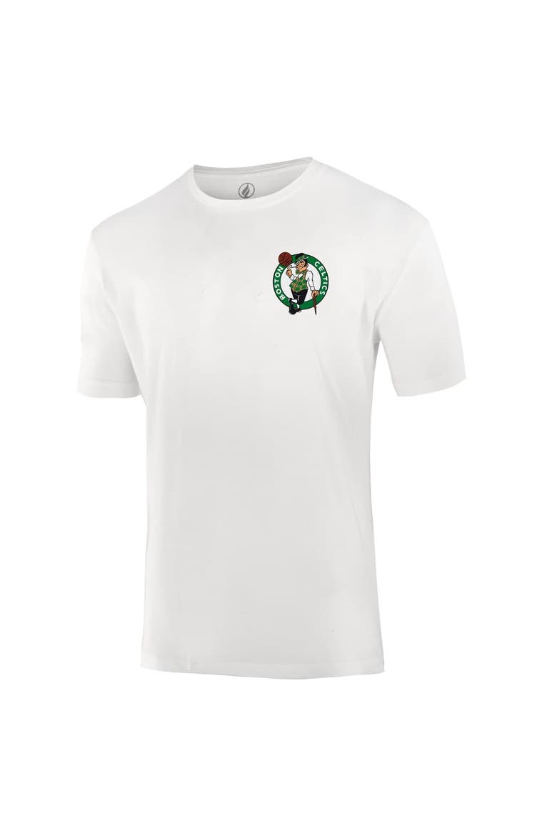 Unisex FISLL  White Boston Celtics Burst Logo T-Shirt, Alternate, color, White