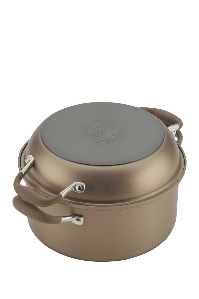 ANOLON Advanced Umber 2-in-1 5 Qt. Dutch Oven & 10