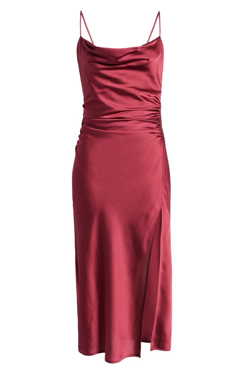 FLORET STUDIOS Ruched Slipdress, Alternate, color, 