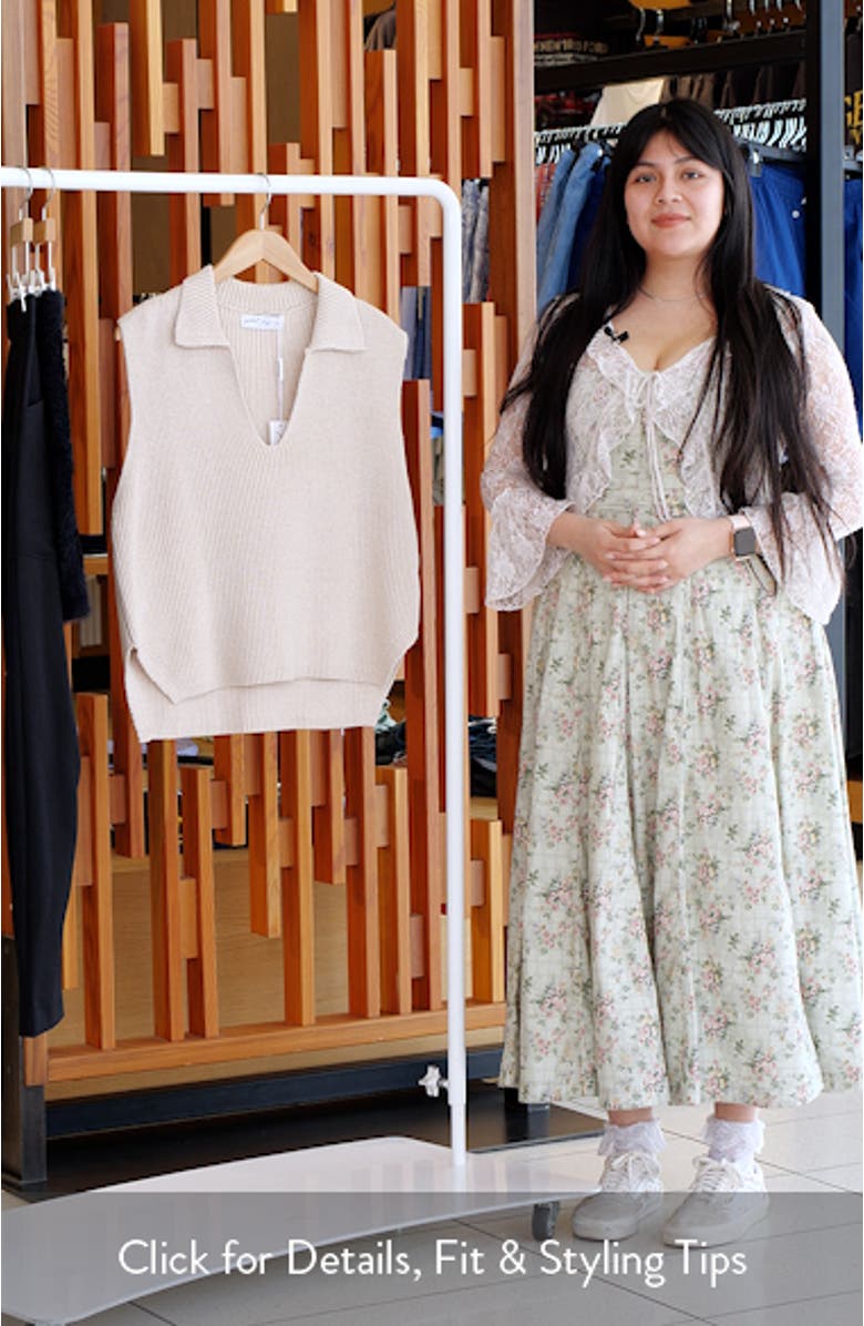 Asha Deep V-Neck Sweater, sales video thumbnail