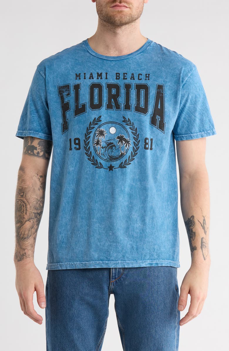 Goodie Two Sleeves Florida Short Sleeve T-Shirt, Main, color, Indigo Blue