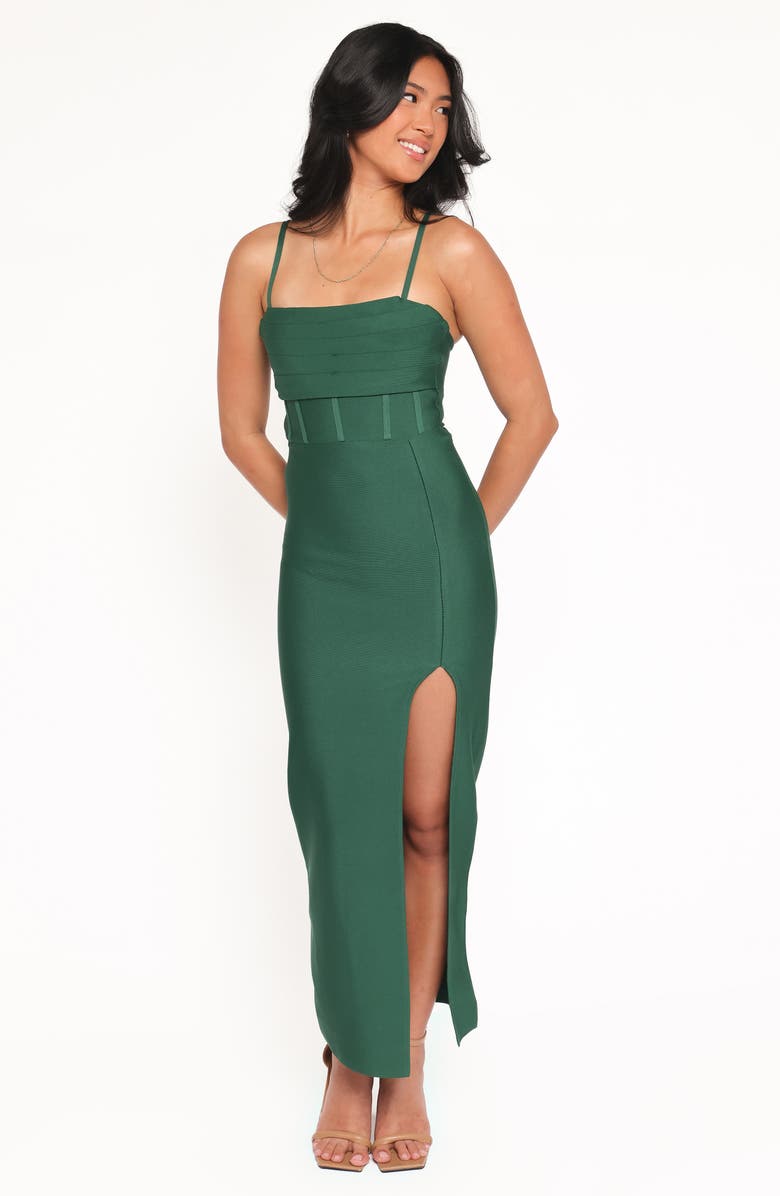 Petal & Pup Louisa Maxi Dress, Alternate, color, Emerald Green