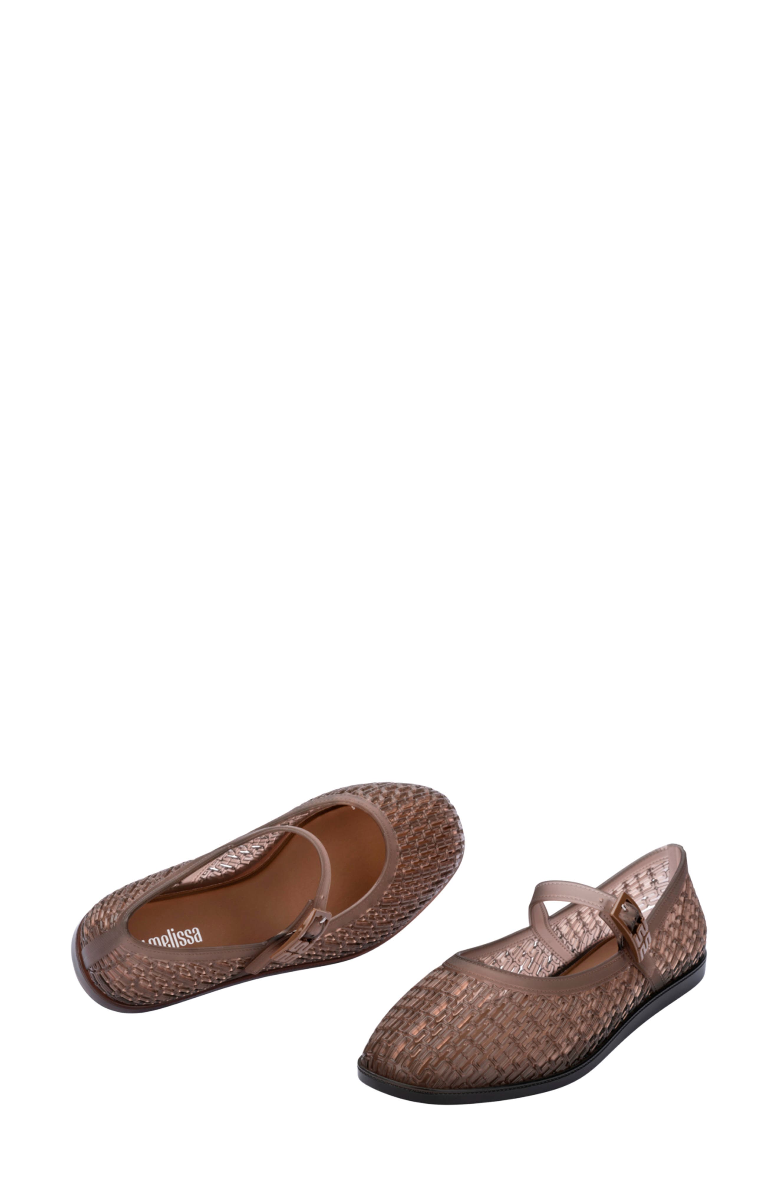 Harper Mary Jane Jelly Flat, Alternate, color, CLEAR BROWN