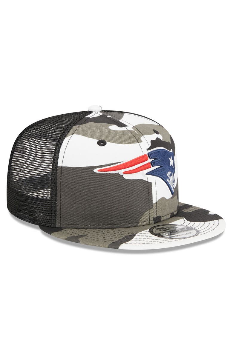 New Era Men's New Era Urban Camo New England Patriots 9FIFTY Trucker Snapback Hat, Alternate, color, 