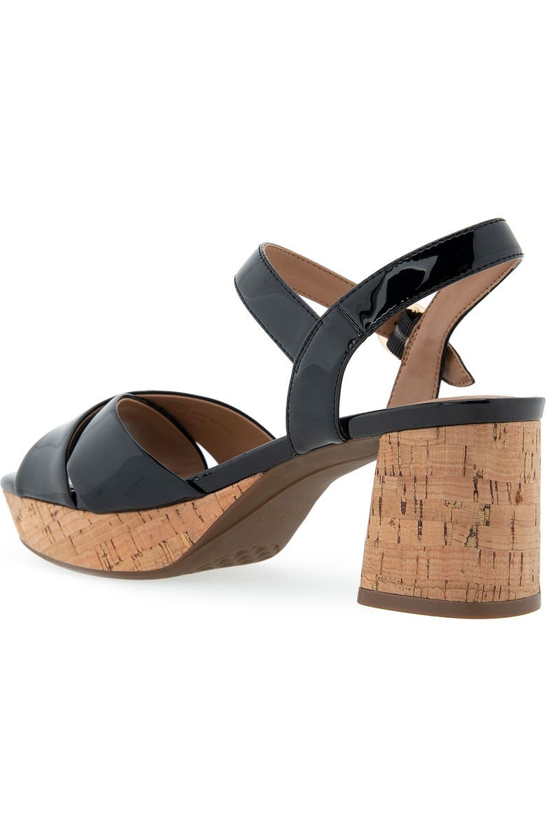 Aerosoles Cosmos Sandal - Wide Width Available, Alternate, color, Black Patent Pu