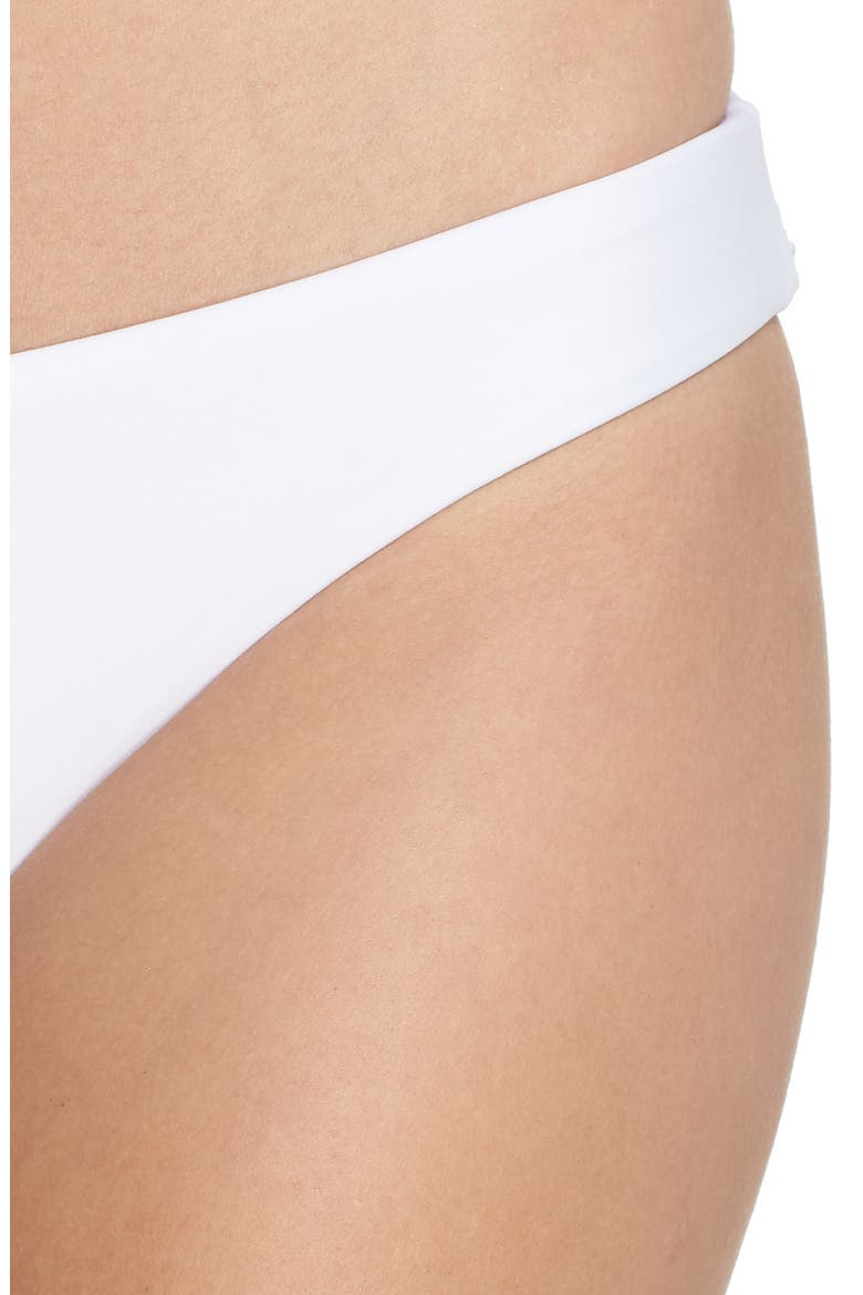 PilyQ Ruched Bikini Bottoms, Alternate, color, WATER LILY
