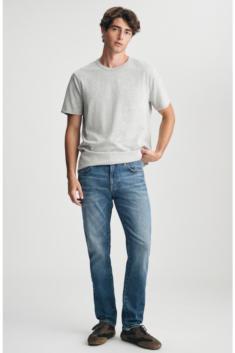 Marcus Slim Straight Leg Jeans, Alternate, color, MID BRUSHED CLASSIC