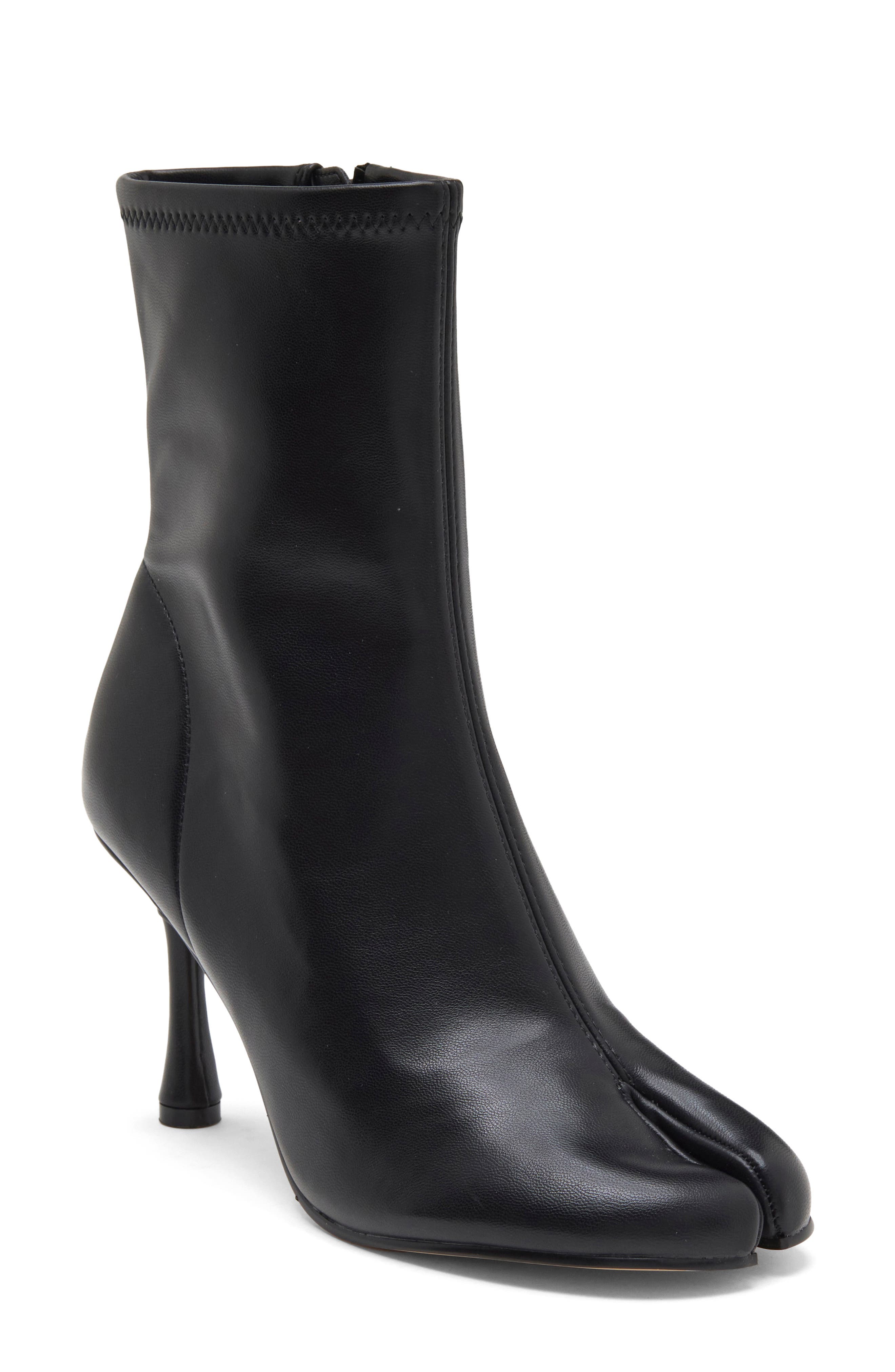 Lotie Pointed Toe Faux Leather Bootie