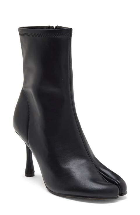Lotie Pointed Toe Faux Leather Bootie
