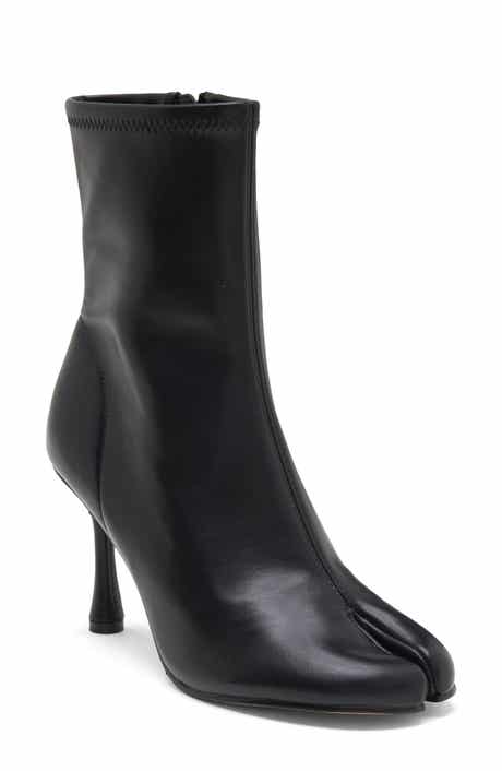 Lotie Pointed Toe Faux Leather Bootie