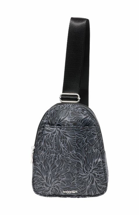 Double Zip Mini Sling Bag