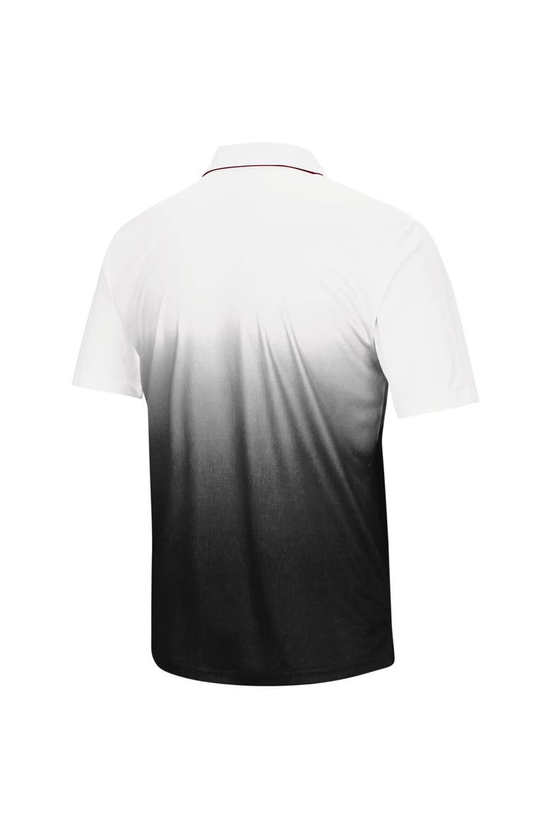 Men's Colosseum Gray Houston Cougars Magic Team Logo Polo, Alternate, color, Gray