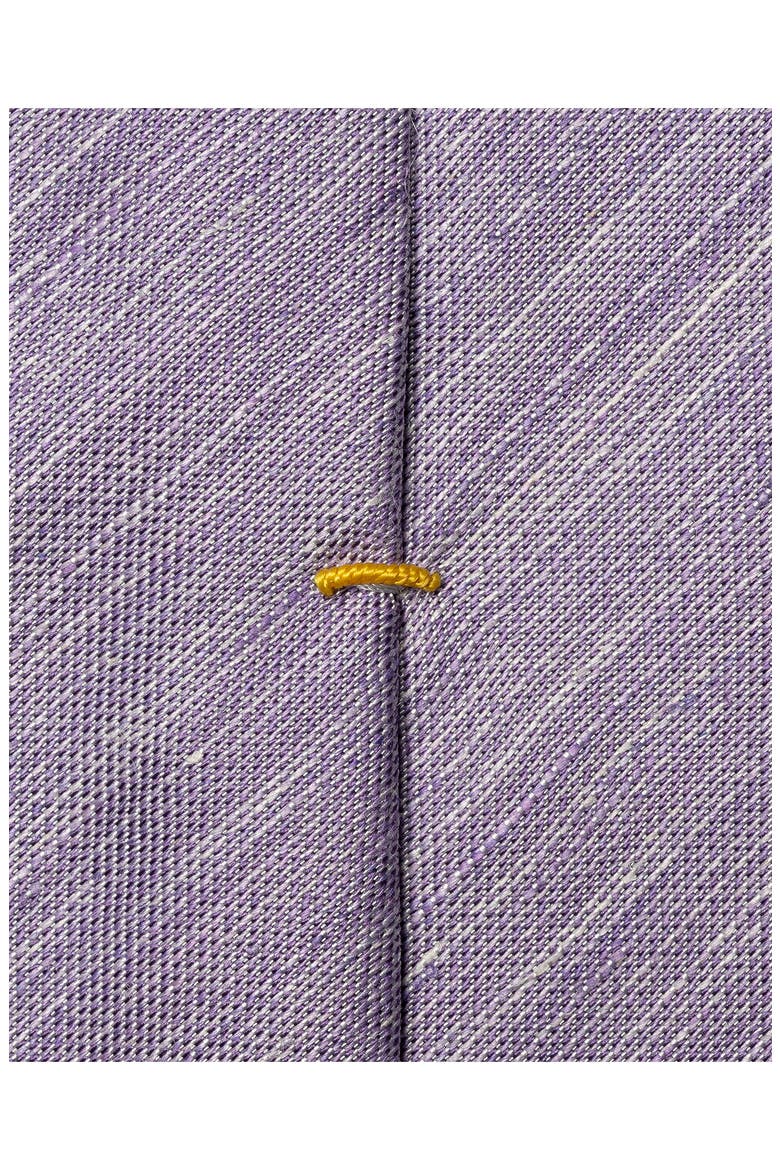 Mid Purple Solid Linen & Silk Tie, Alternate, color, MEDIUM PURPLE