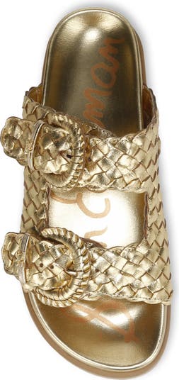 Tiffanie Woven Two-Strap Sandal