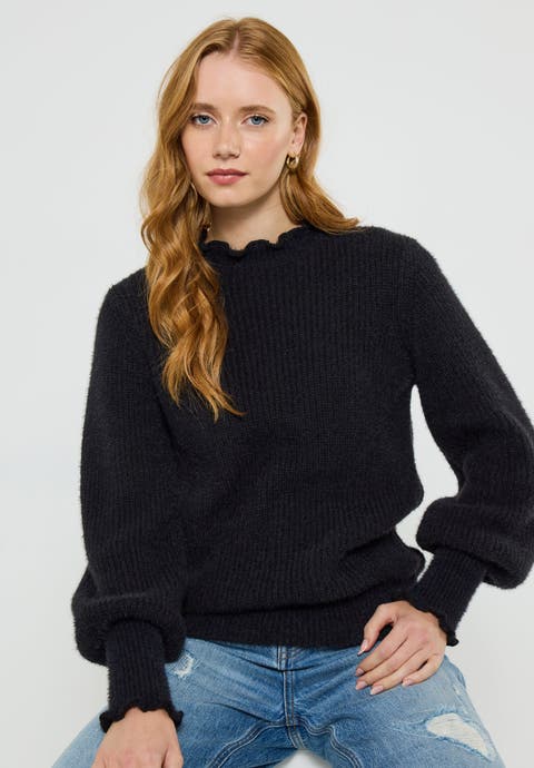 Lofty Mockneck Sweater (plus)