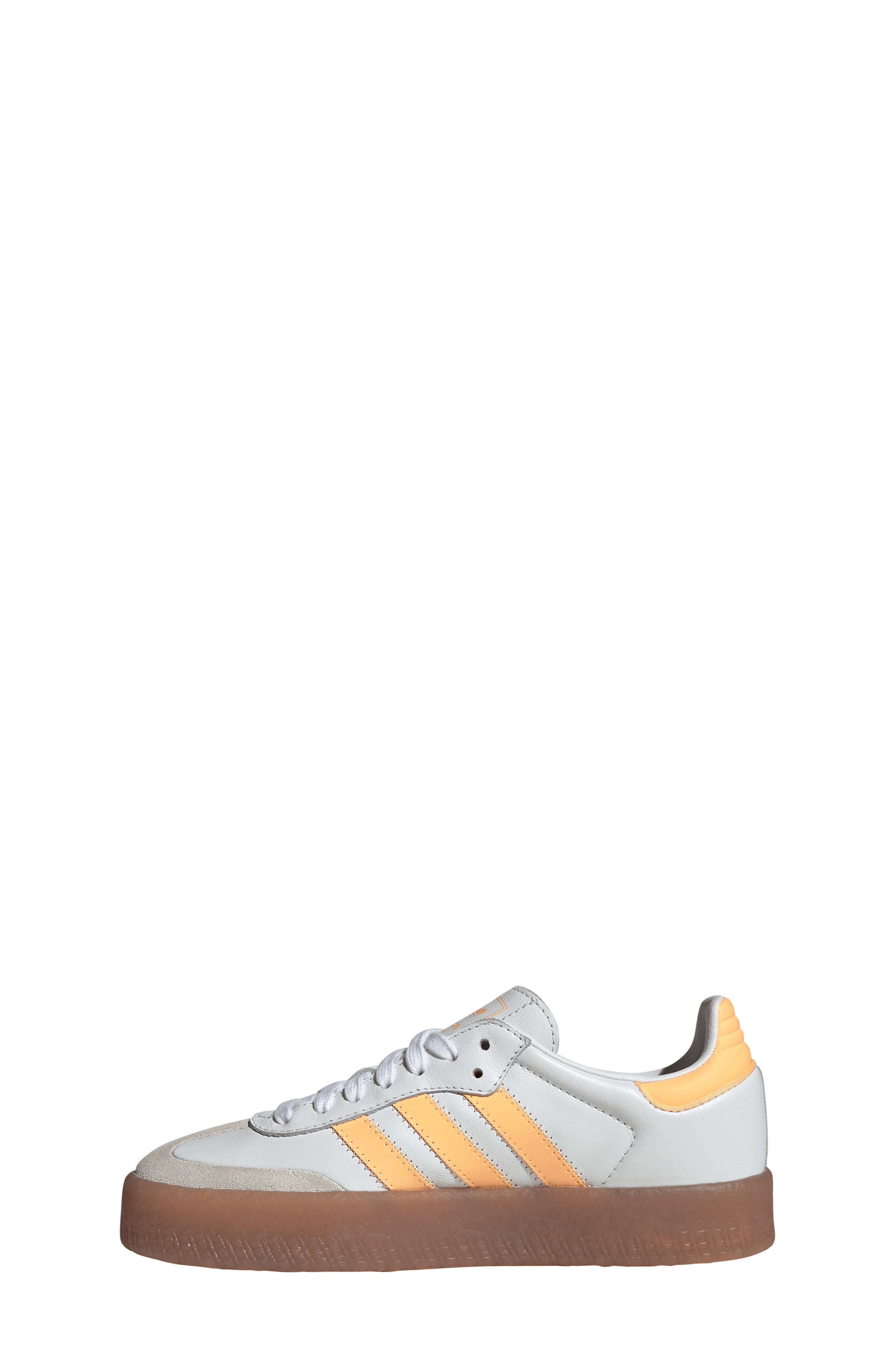 adidas Kids' Sambae Sneaker, Alternate, color, Feather White