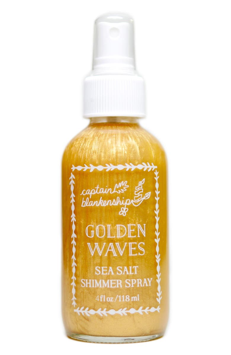 Captain Blankenship Golden Waves Sea Salt Shimmer Spray, Alternate, color,