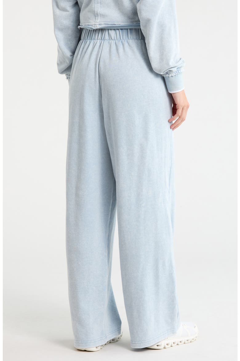 Baby Wash Terry Sweatpants, Alternate, color, LIGHT DENIM