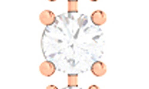 Hautecarat Lab Created Diamond Drop Earrings In 18k Rose Gold