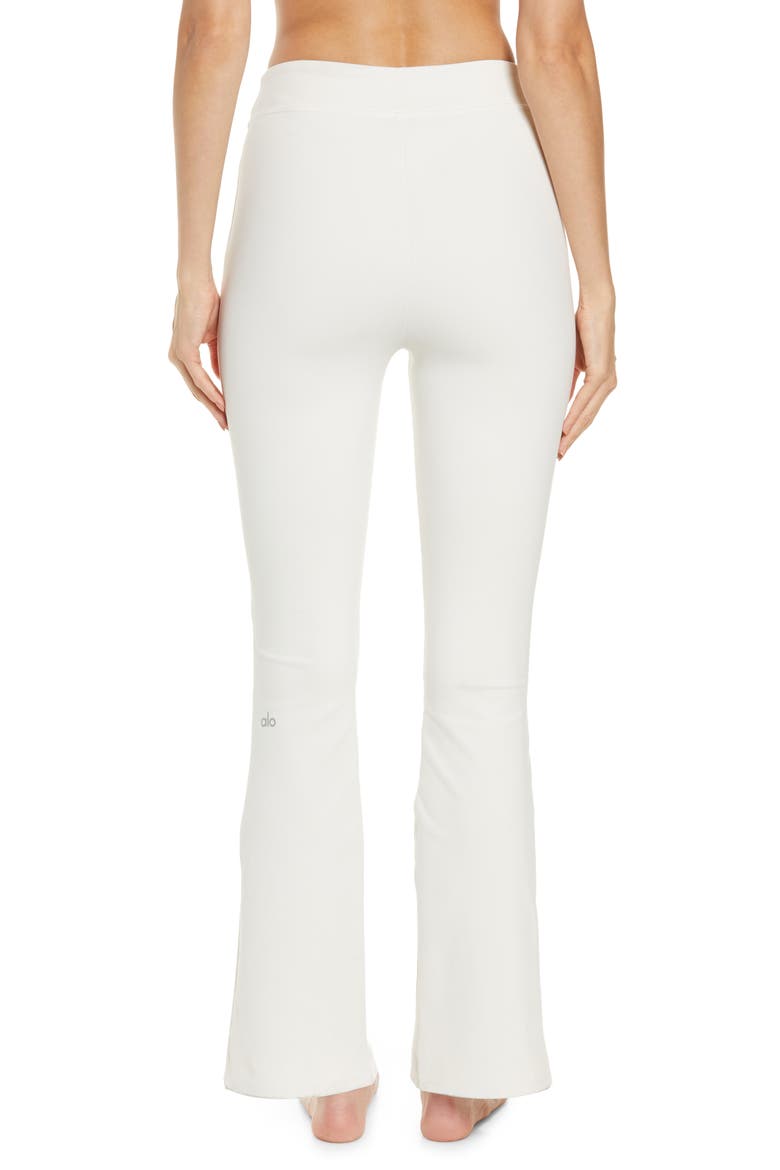 Airbrush High Waist Split Hem 7/8 Leggings, Alternate, color, IVORY