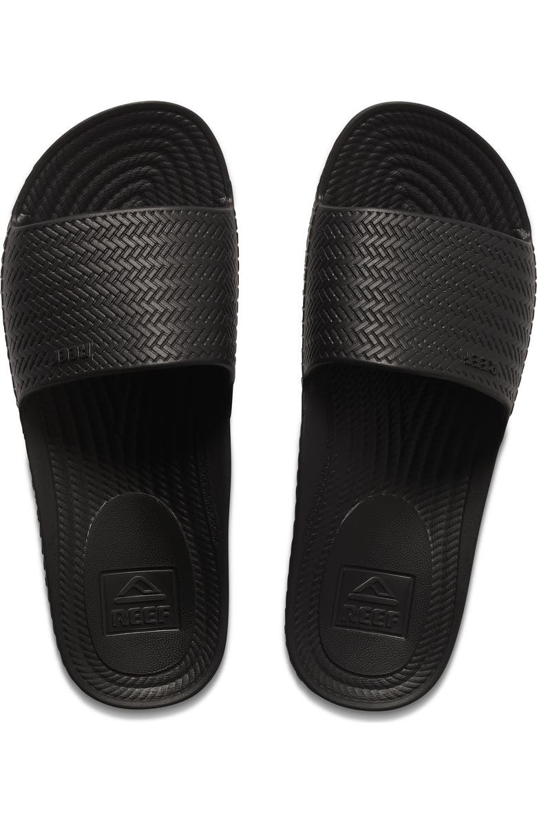 Reef Water Scout Slide Sandal, Alternate, color, Black