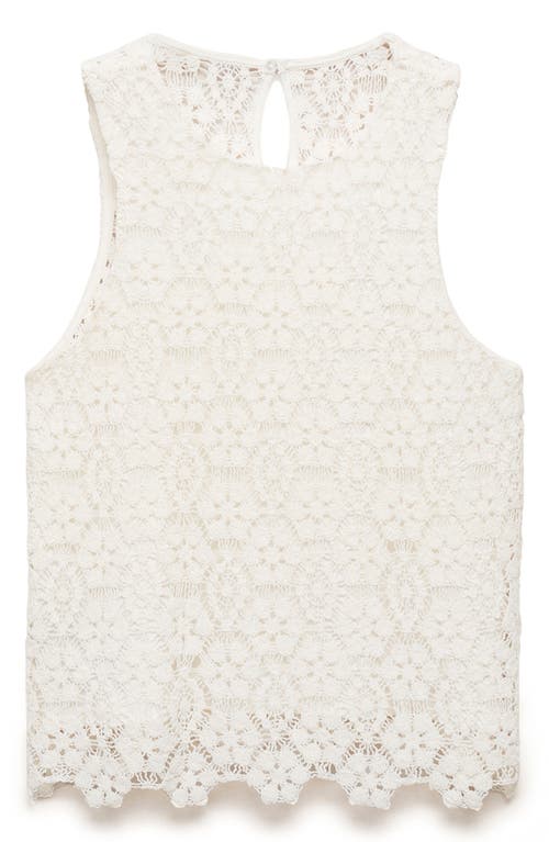 Mango Goose Openwork Sweater Tank