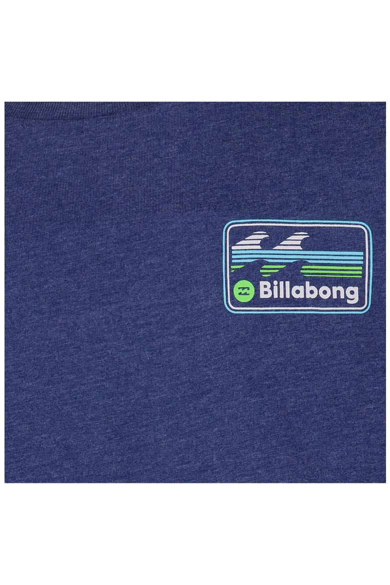 Kids' Runner Graphic Long Sleeve T-Shirt, Alternate, color, DARK DENIM HEATHER