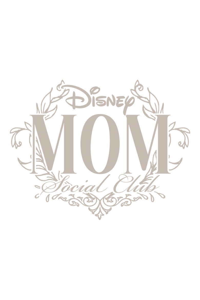 Junior's Disney Elegant Mom Social Club  Graphic T-Shirt, Alternate, color, White