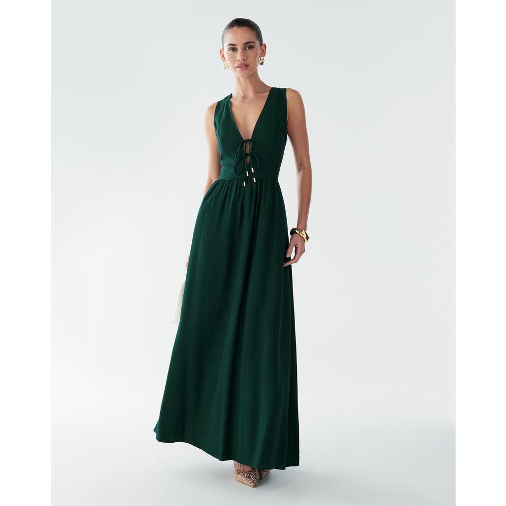 Bwldr Amber Maxi Dress In Multi