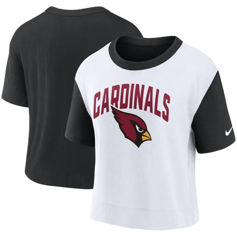 Women's Nike Black/White Arizona Cardinals High Hip Fashion T-Shirt