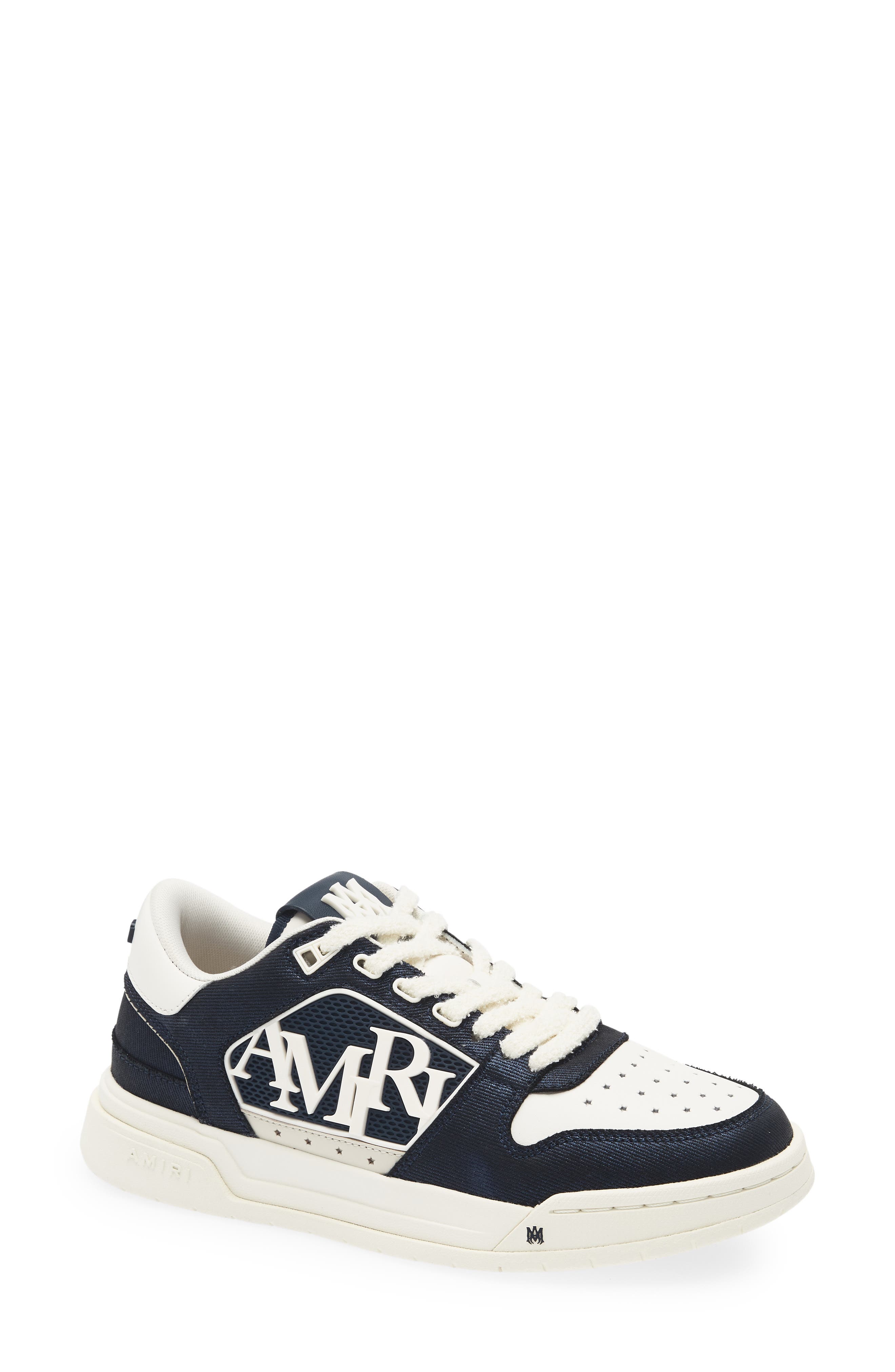 AMIRI Classic Denim Low Top Sneaker, Main, color, Wet Shimmer