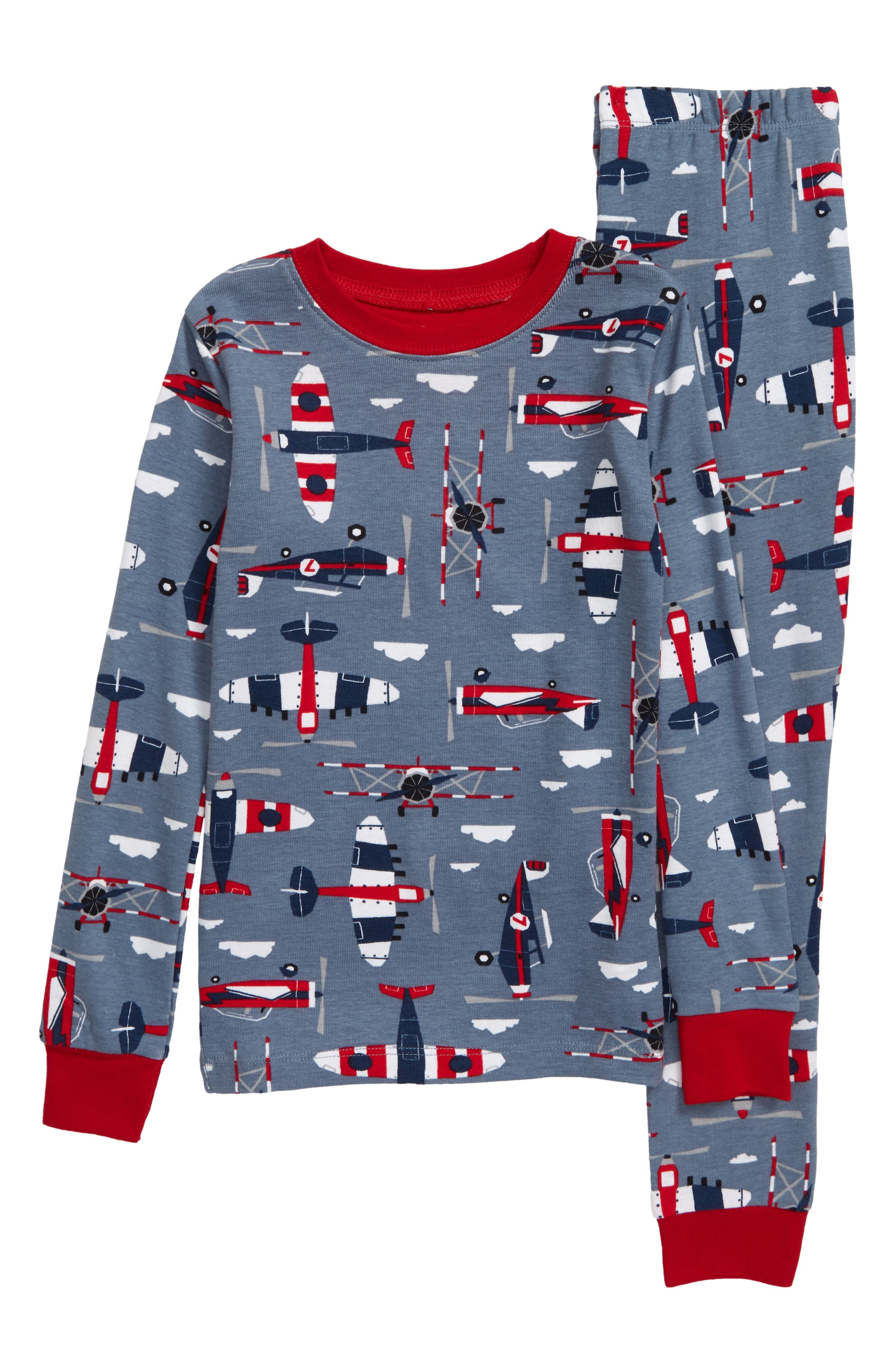 Hatley Paper Planes Fitted Two-Piece Pajamas (Men) | Nordstrom