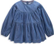 Mini Boden Kids' Tiered Woven Top