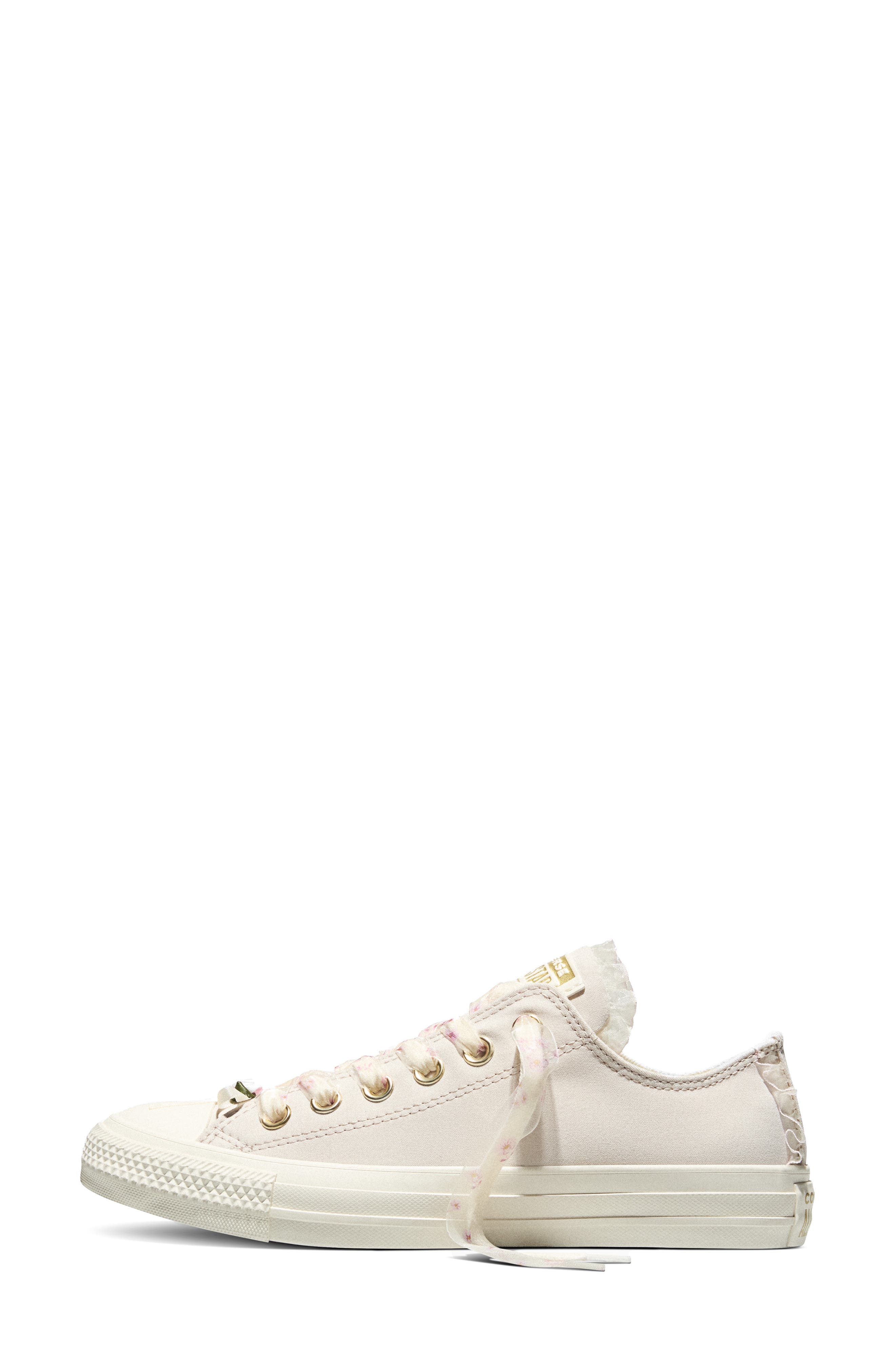 Gender Inclusive Chuck Taylor All Star Low Top Sneaker, Alternate, color, CLASSIC ECRU/EGRET/ROSE