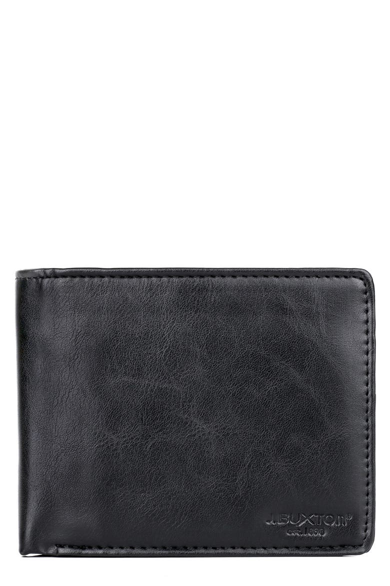 Credit Card RFID Billfold Wallet, Main, color, BLACK