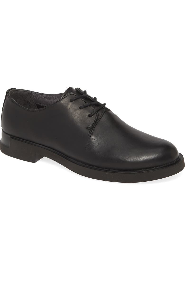 Camper Iman Wholecut Shoe, Main, color, Black Leather
