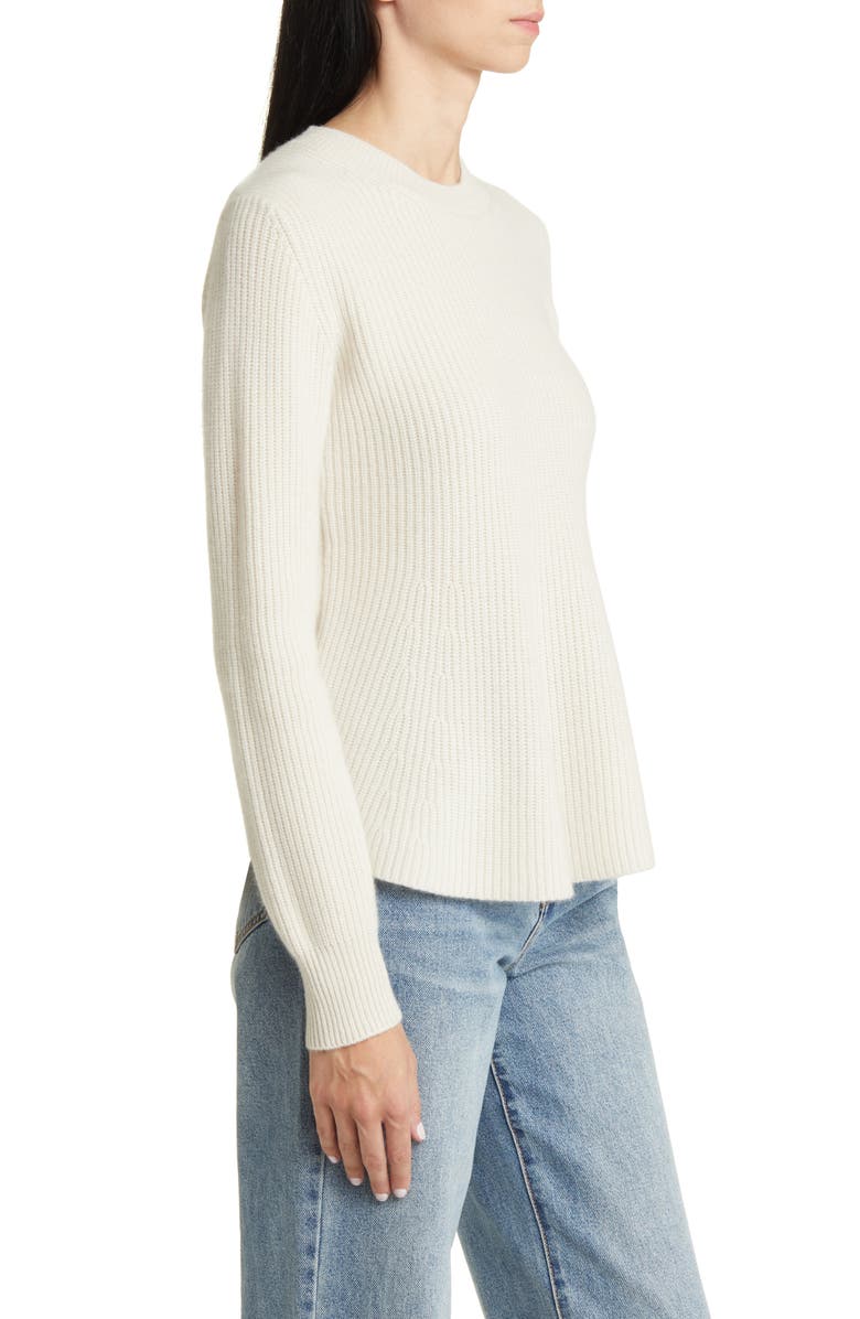 Nordstrom Signature Peplum Cashmere Sweater, Alternate, color, 
