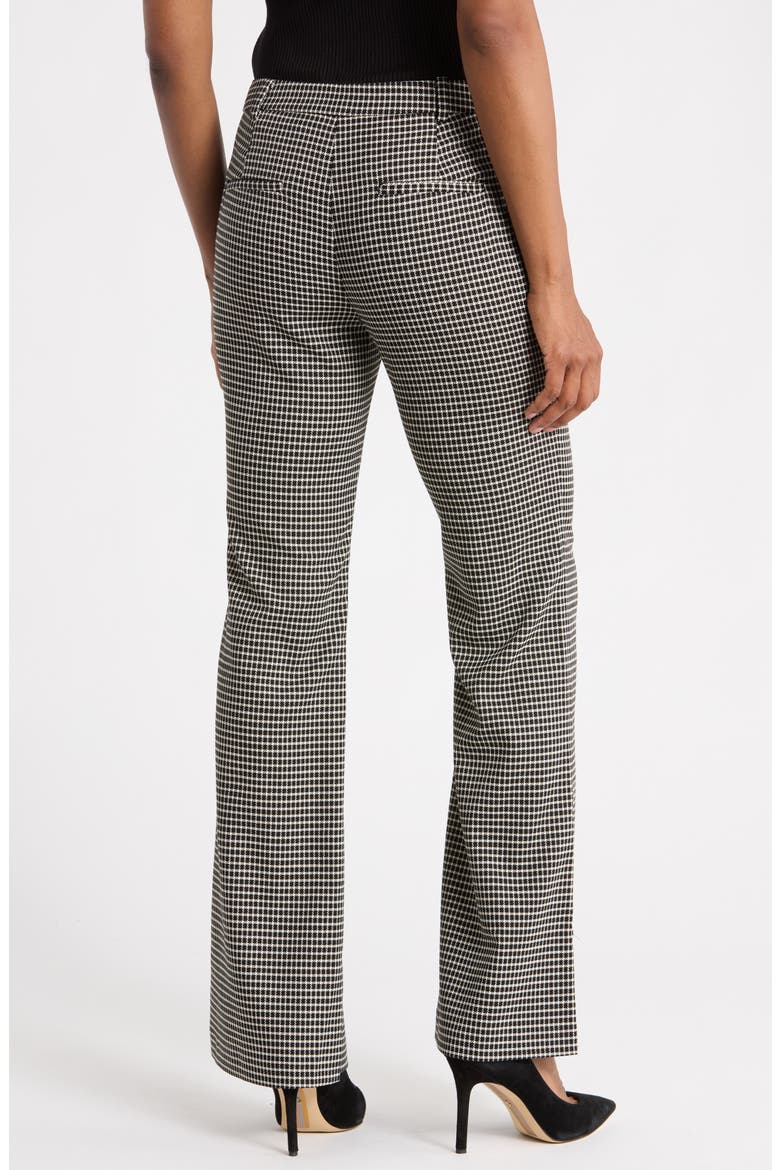 Rina Flare Leg Pants, Alternate, color, BLACK/ IVORY
