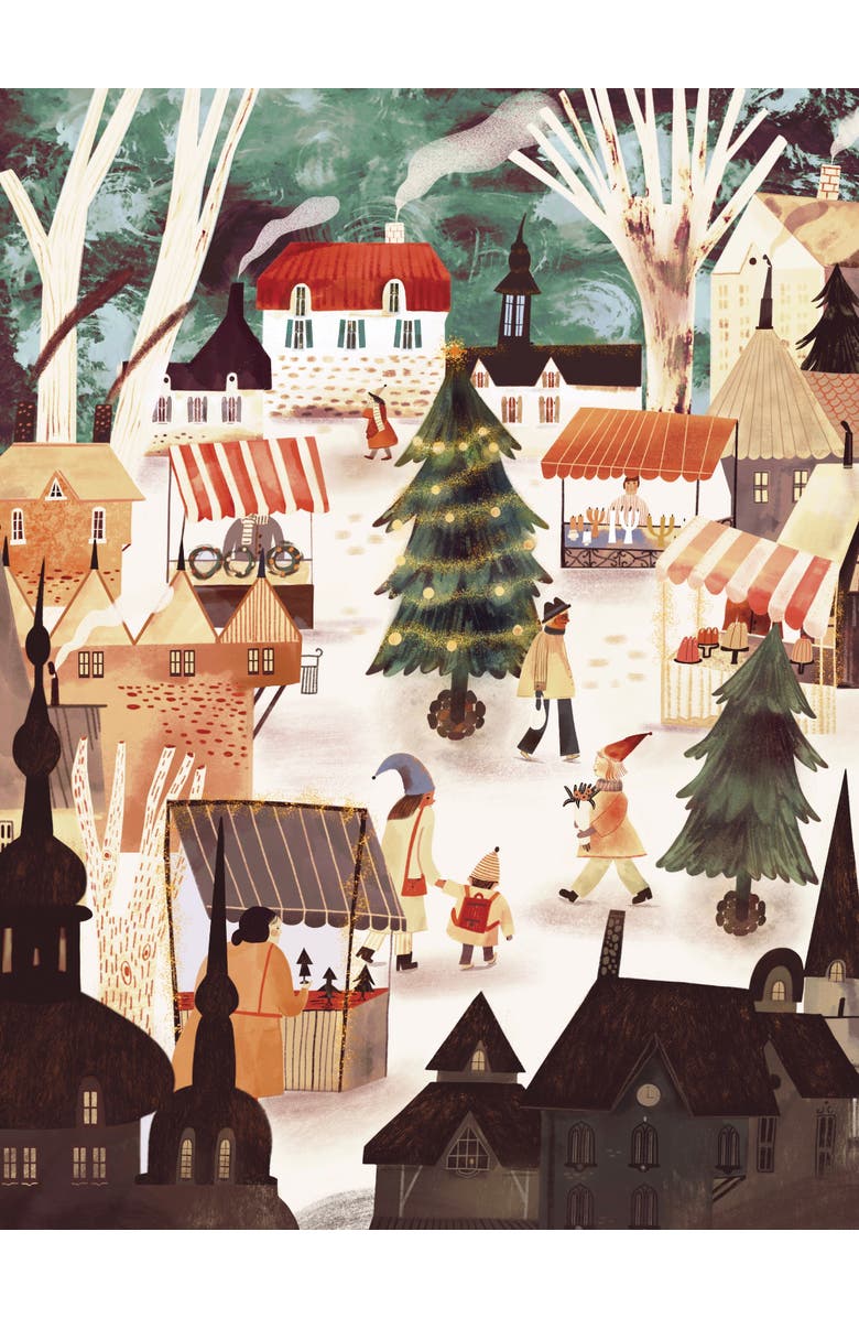 NEW YORK PUZZLE COMPANY Christmas Market 1000 Piece Puzzle, Alternate, color, NO COLOR