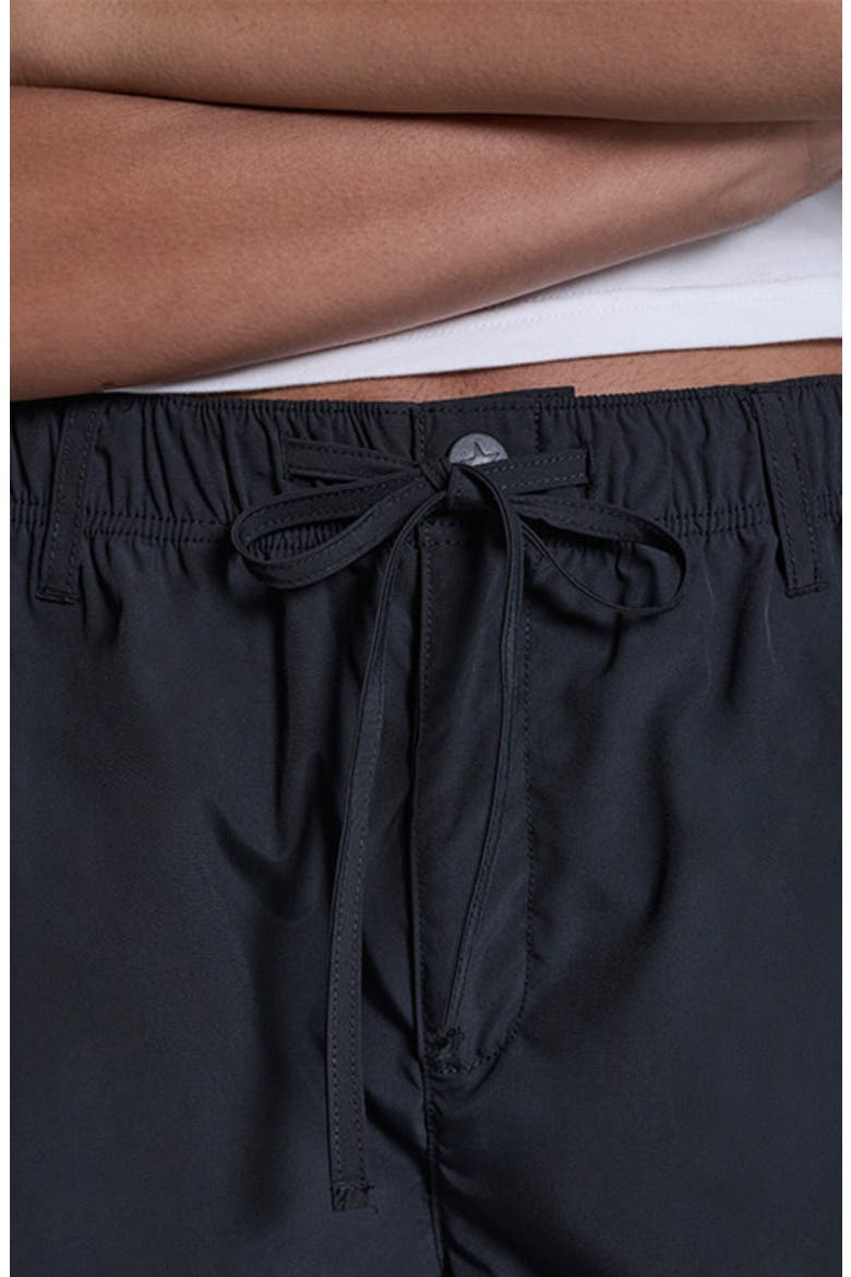 Loose-Fit Tech Pants, Alternate, color, CONVERSE BLACK