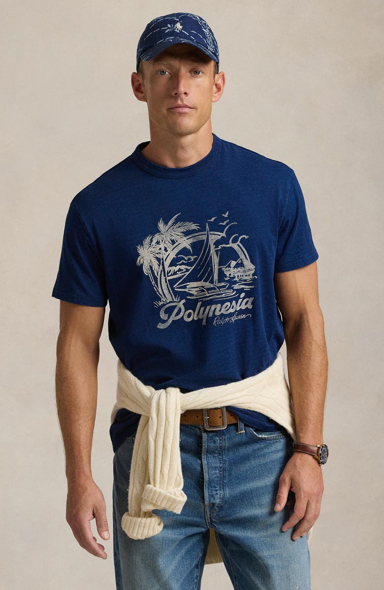 Polo Ralph Lauren Classic Fit Cotton Jersey Graphic T-Shirt, Alternate, color, 