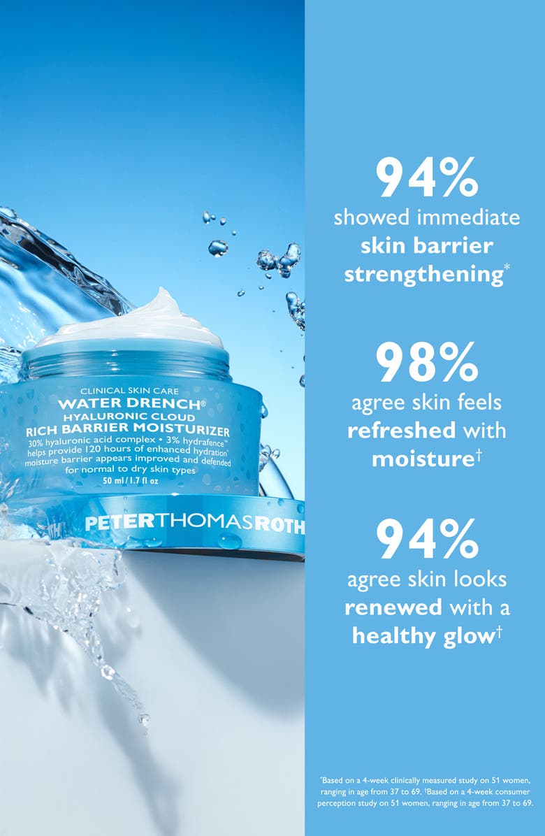 Peter Thomas Roth Water Drench<sup>®</sup> Hyaluronic Cloud Rich Barrier Moisturizer, Alternate, color, 