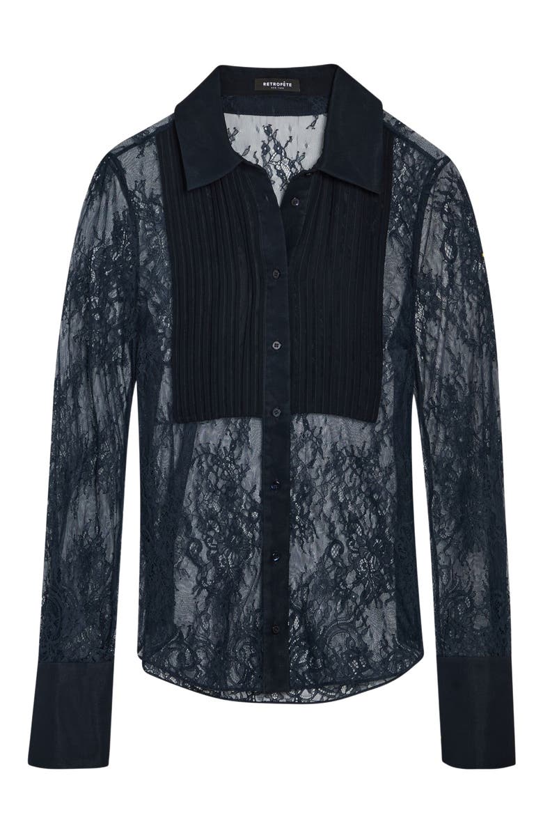 Retrofête Armelle Lace Blouse, Alternate, color, 