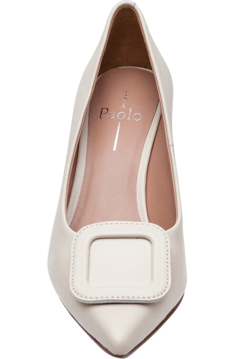 Linea Paolo Pieri Pointed Toe Pump, Alternate, color, Cream