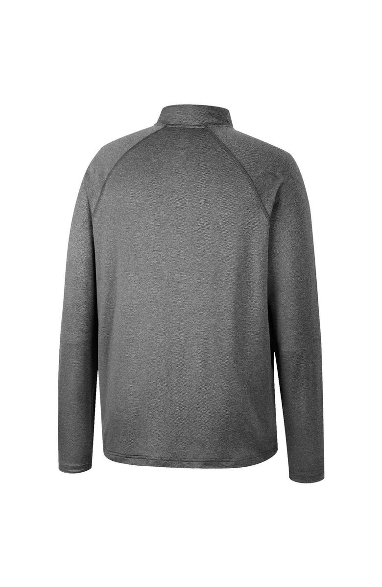 COLOSSEUM Men's Colosseum Heathered Gray Washington State Cougars Earth First Raglan Quarter-Zip Windshirt, Alternate, color, 