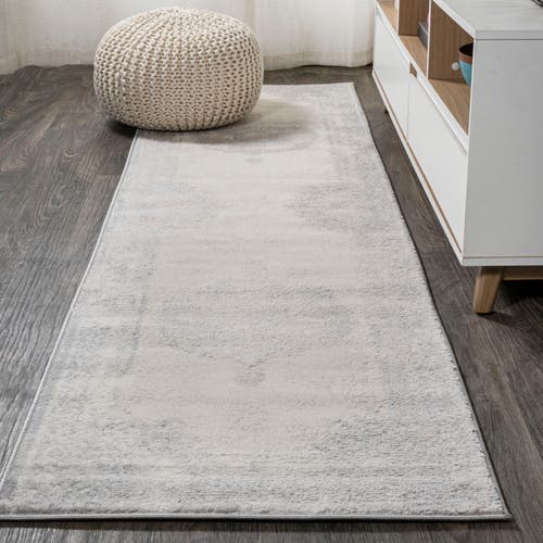 Jonathan Y Rosalia Cottage Medallion Area Rug In Gray/ivory
