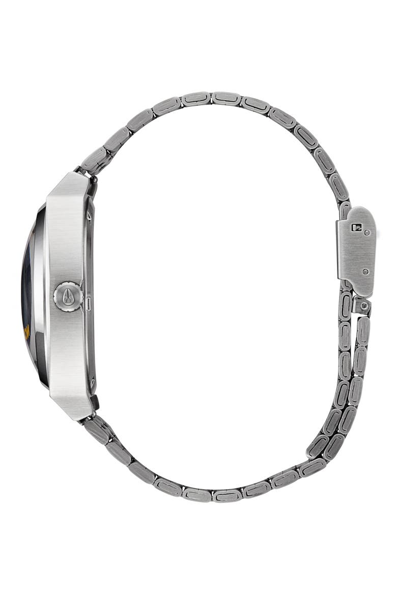 The Time Teller Fisheye Bracelet Watch, 37mm, Alternate, color, FISHEYE / SILVER / BLACK