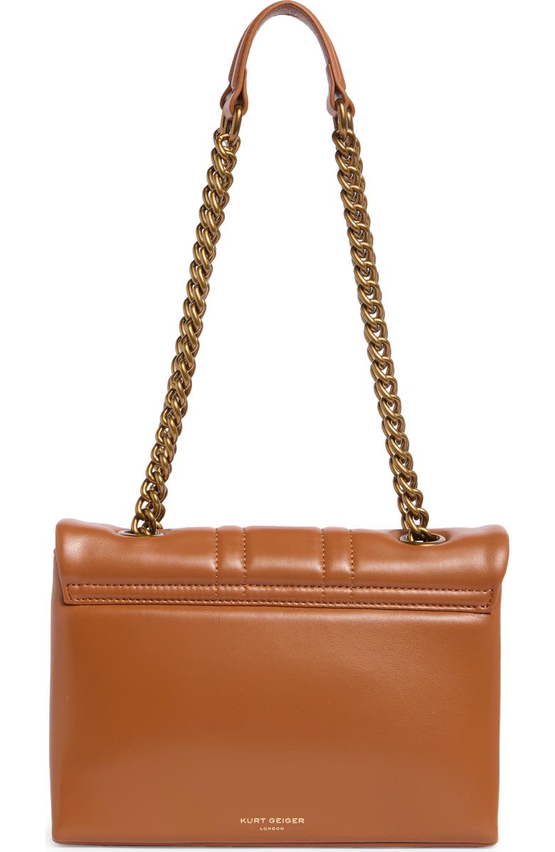 Kurt Geiger London Union Jack Leather Crossbody Bag, Alternate, color, Light/Pastel Brown
