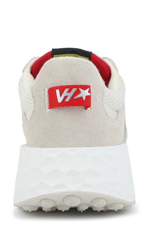 Vintage Havana Starling Sneaker In Off White/red