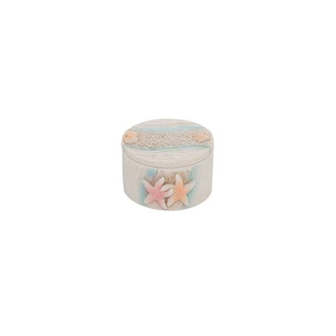 Gigi Beach Round Box Resin Decorative Gift Box